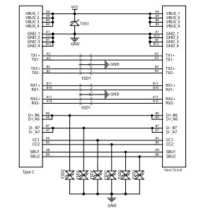 Type-C 接口防護(hù)方案